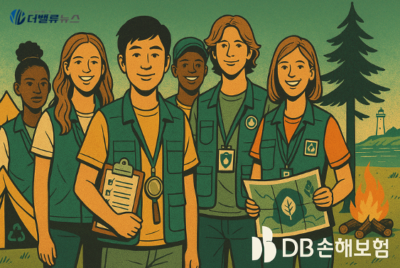 DB손해보험, 에코나우와 청소년 ‘환경책임보험’ 교육…현장 체험·토론 진행