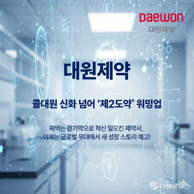 대원제약, 콜대원 신화 넘어 ‘제2도약’ 워밍업