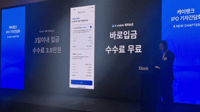 [현장] 케이뱅크 IPO 기자간담회…최우형 행장 \
