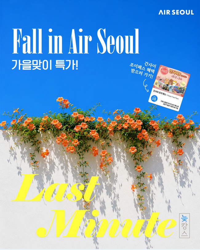 [항공 레이더] 대한항공·이스타항공·에어서울, 기내 서비스·사회공헌·프로모션 강화 나선다