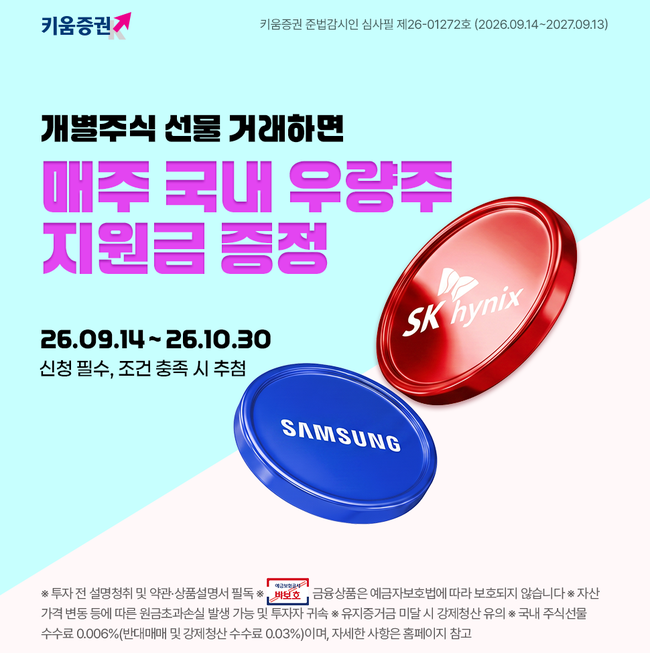[더밸류 브리핑] 오늘의 증권 소식…삼성증권·키움증권·신한투자증권