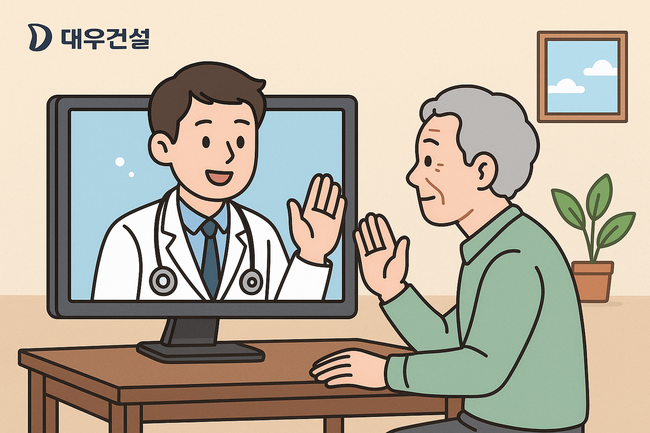 대우건설, 개포우성7차에 AI 비대면 의료서비스 제안…시니어케어 강화